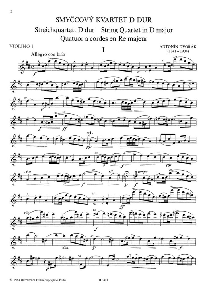 String Quartet No. 3 D major